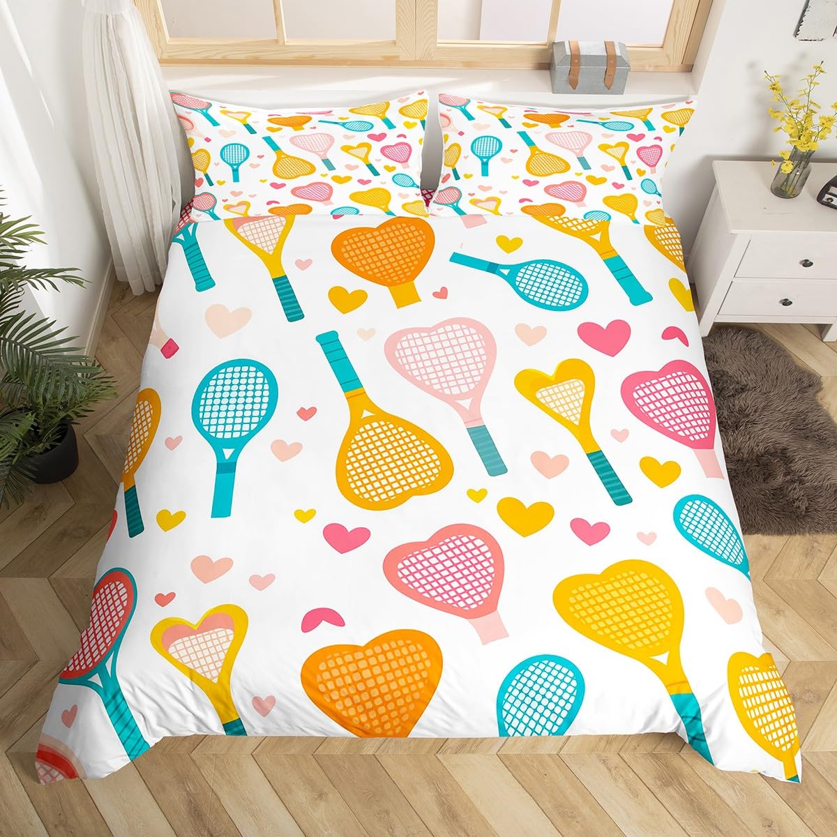 Badminton Queen - Badminton Duvet Cover Twin Queen Badminton