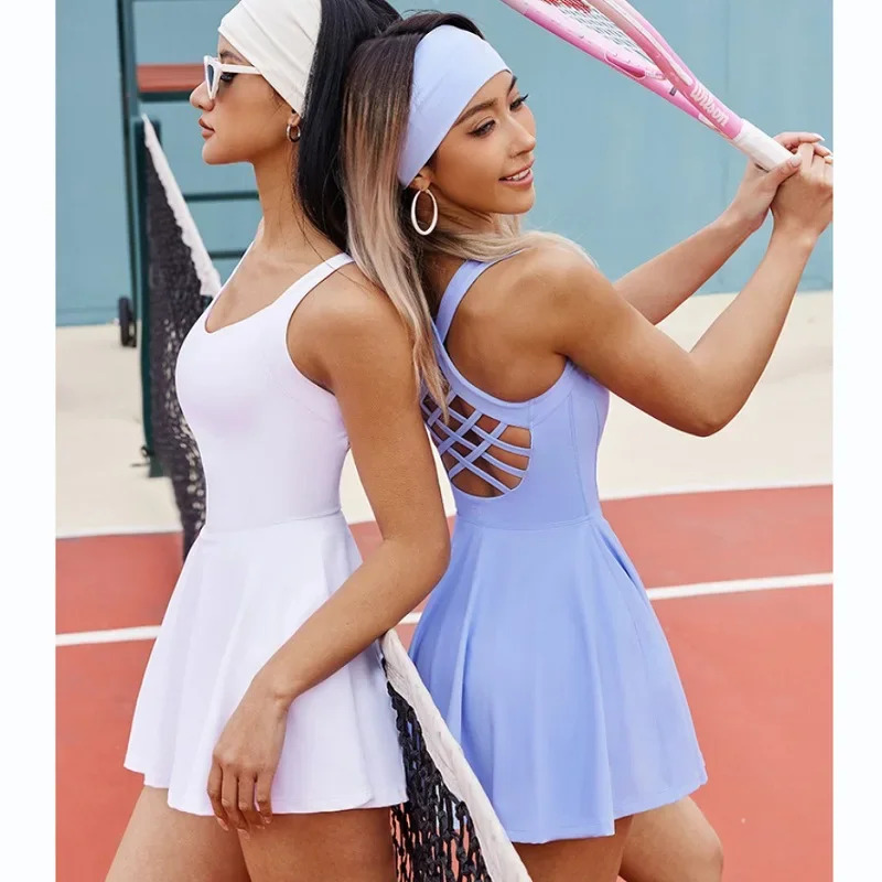 Badminton Queen - Women Tennis Dress One-Pieces Slim Fit