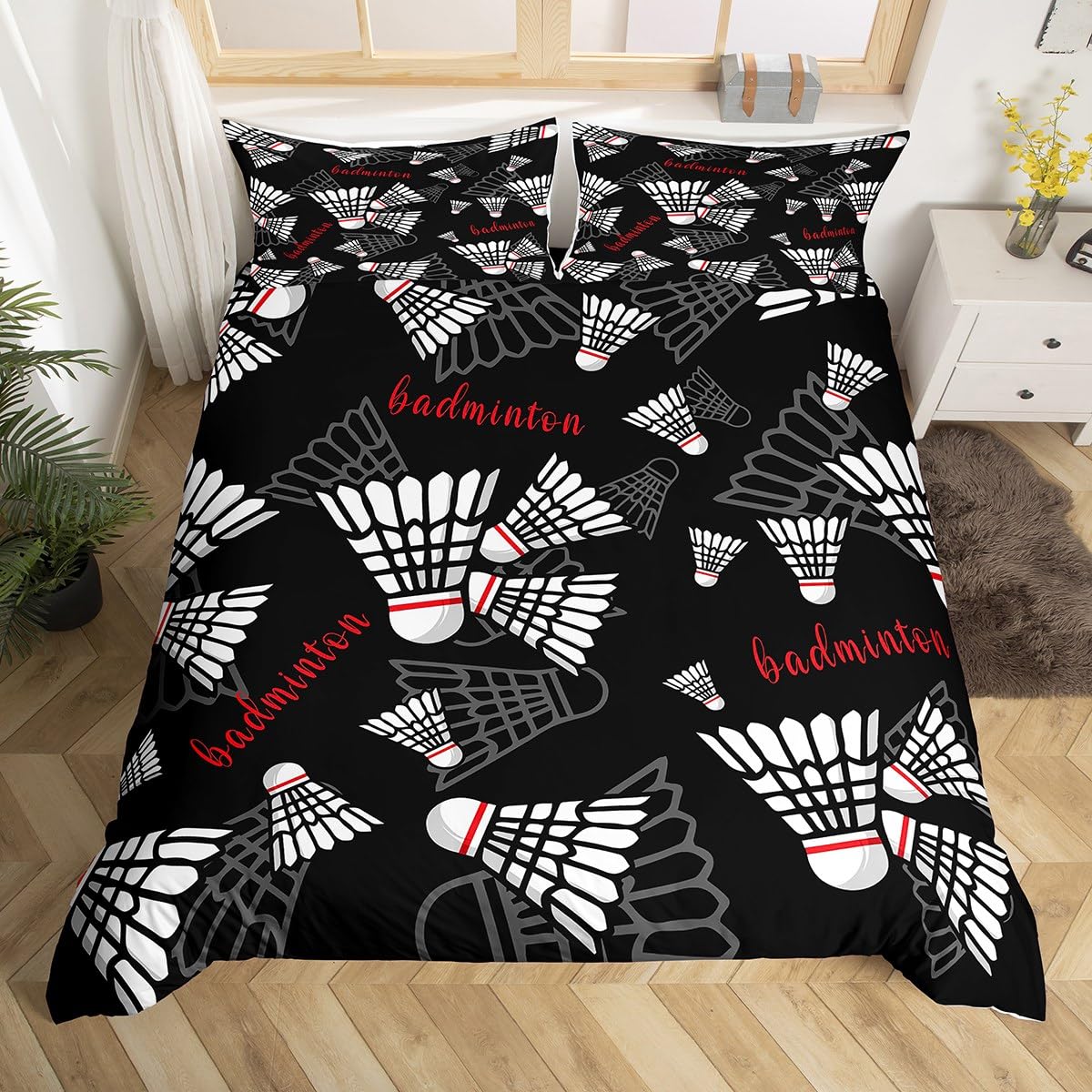Badminton Duvet Cover Twin Que - огляд і ціна Badminton Queen