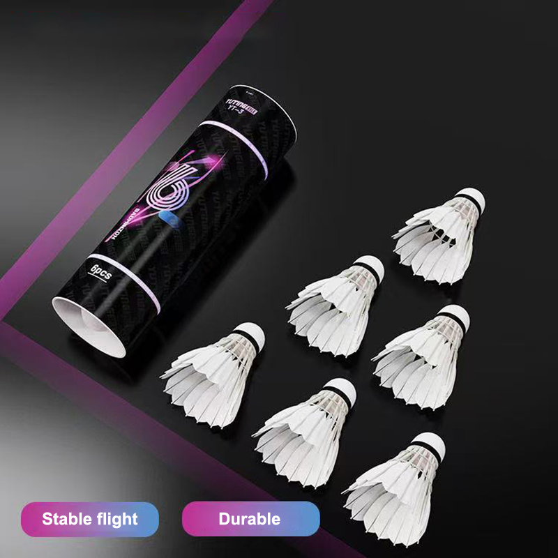 3/6Pcs White Goose Feather Bad - огляд і ціна Badminton Shuttlecock
