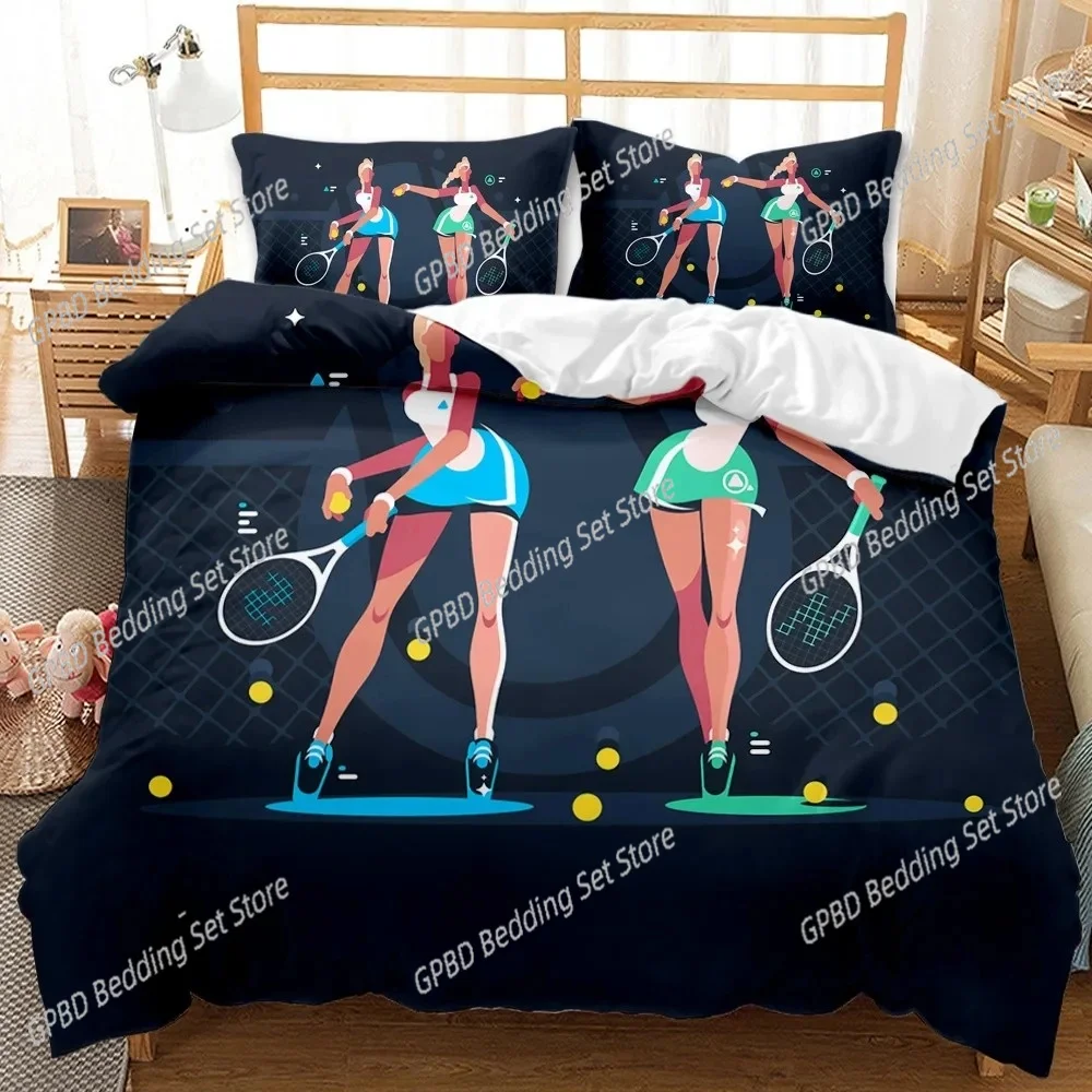 Sports Duvet Cover Set Taekwon - огляд і ціна Badminton Queen