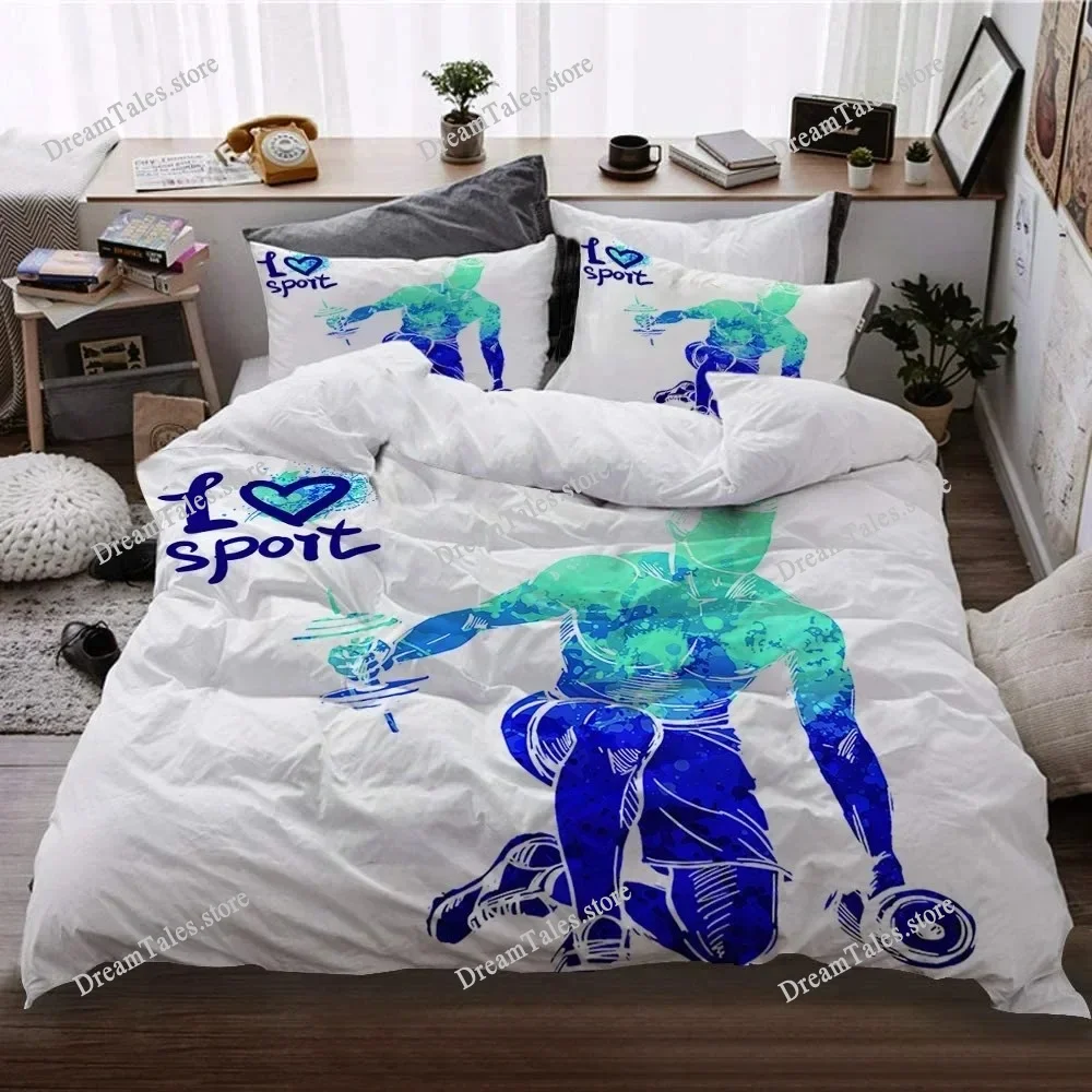 Sports Duvet Cover Set Taekwon - огляд і ціна Badminton Queen