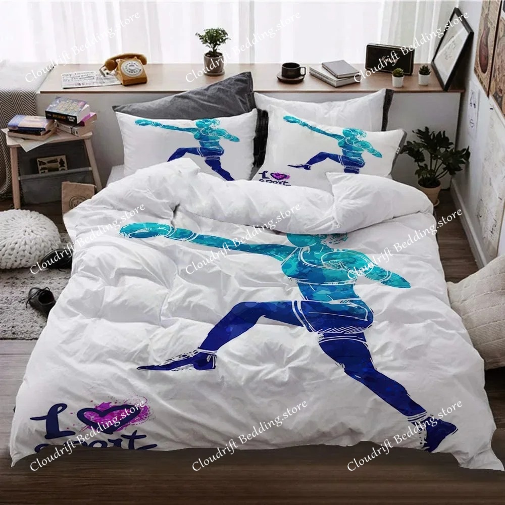 Sports Duvet Cover Set Taekwon - огляд і ціна Badminton Queen