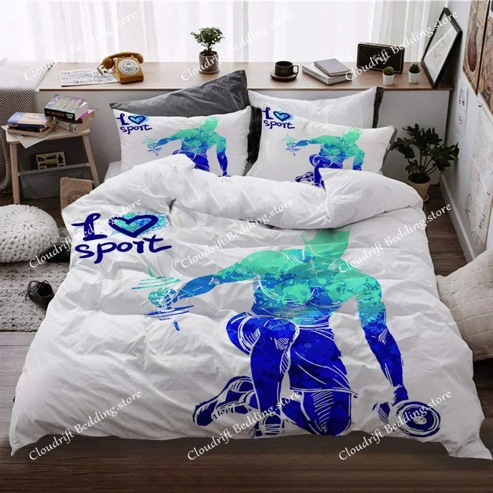 Sports Duvet Cover Set Taekwon - огляд і ціна Badminton Queen