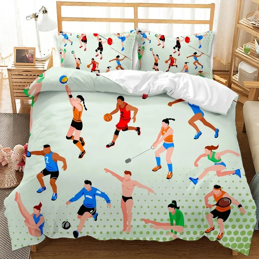 Sports Duvet Cover Set Taekwon - огляд і ціна Badminton Queen