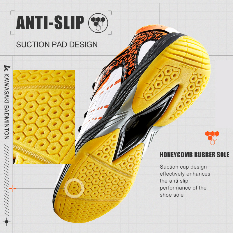 Kawasaki  Badminton Shoes Brea - огляд і ціна Badminton Footwork